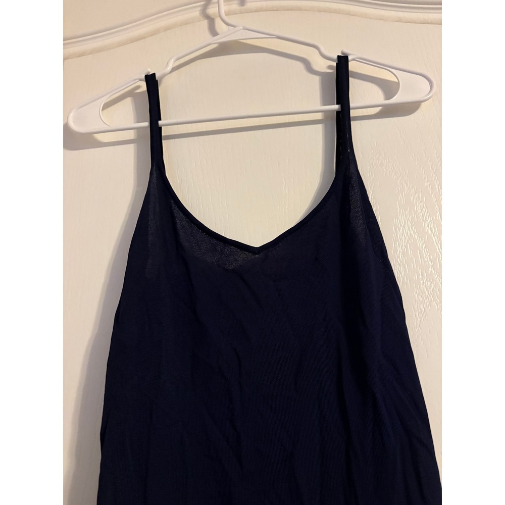 Rag & Bone New York Navy Blue Knit Slip Dress Spaghetti Strap Womens XS - Picture 3 of 4